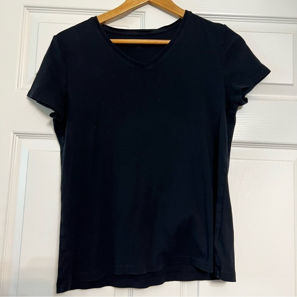 Croft and barrow Black shirt size med